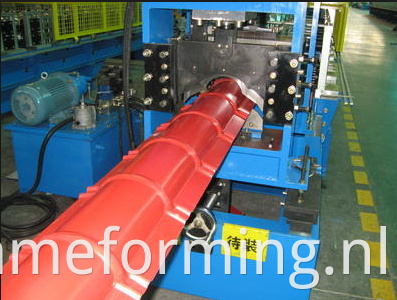 Colored Steel Roof Ridge Roll Forming Machine